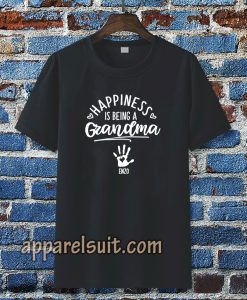 Happiness Grandma T-shirt (by request hand plus name) TPKJ3