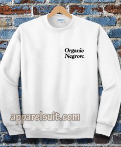 Organic Negrow Sweatshirt White TPKJ3