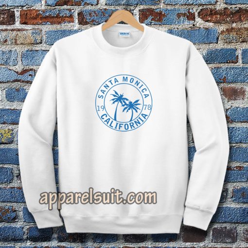 Santa Monica 1978 California Sweatshirt TPKJ3