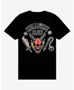 Stranger Things Hellfire Club T-shirt TPKJ3