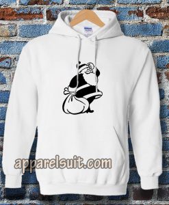 These Vintage black and White Santa images Hoodie TPKJ3