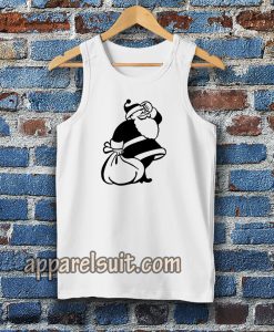 These Vintage black and White Santa images Tanktop TPKJ3