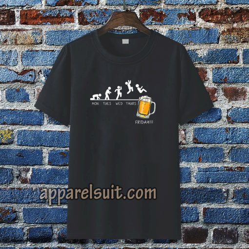 beer drinking t-shirt TPKJ3