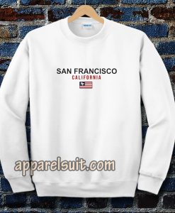 san francisco california sweatshirt TPKJ3