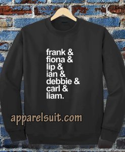 shameless cast sweatshirt TPKJ3