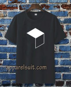 Cube Minimal Simple Geometry Nerd T Shirt TPKJ3