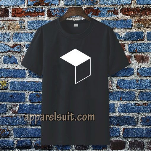 Cube Minimal Simple Geometry Nerd T Shirt TPKJ3