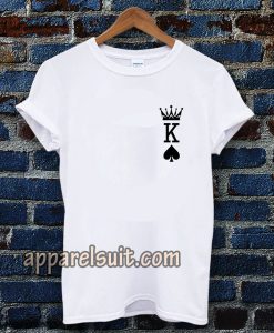 Herren Krone King Of Spades Poker t-shirt TPKJ3