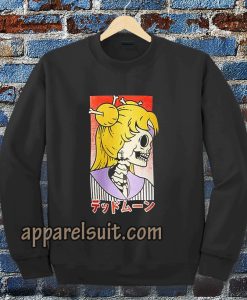 Japanese Letter Skull sailormoon Sweatshirt TPKJ3