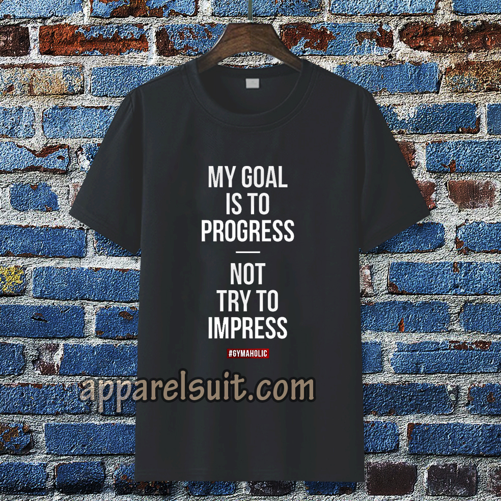 Goals T-Shirt - Gold Print – pointblankclothing