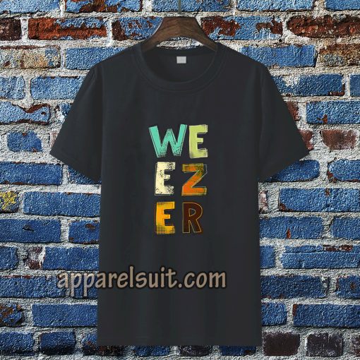 Band WEEZER - COLORED LOGO T-SHIRT TPKJ3