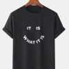 Letter Smile Graphics T-Shirt TPKJ3