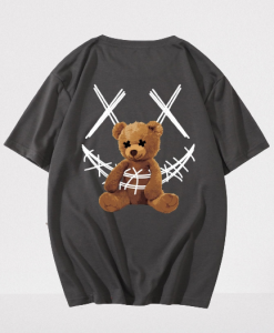 Men Bear Print Tee TPKJ3