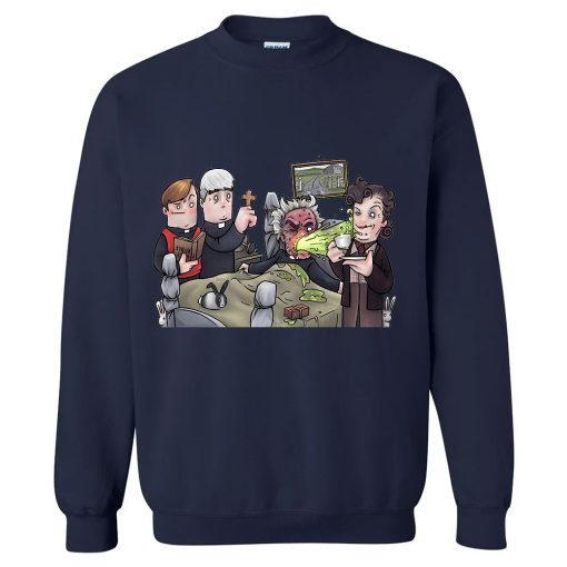 Irish priest exorcism SWEATSHIRT TPKJ3