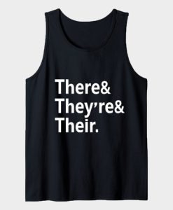 There They're Their Funny Teacher Tanktop TPKJ3