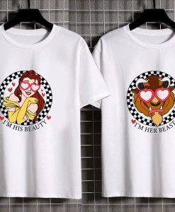 Beauty The Beast Valentine Couple Shirt