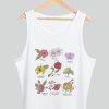 Disney Princesses Types Of Flowers Tank Top