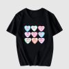 Official Boston candy hearts valentine's day spill the tea T Shirt