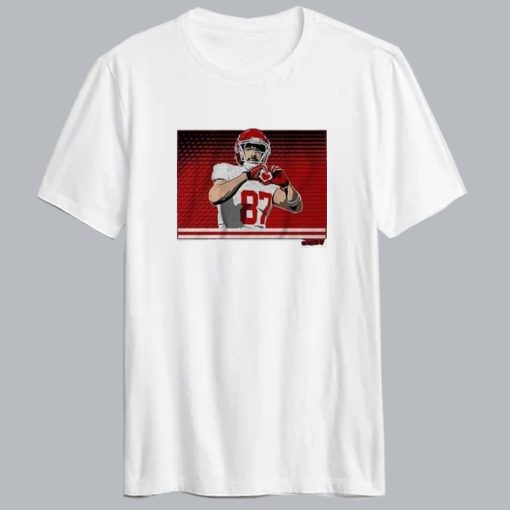 Travis Kelce Throw Up The Heart T Shirt