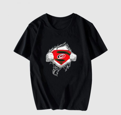 Carolina Hurricanes Superman T Shirt