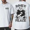 Inner Peace Panda T Shirt TWOSIDE