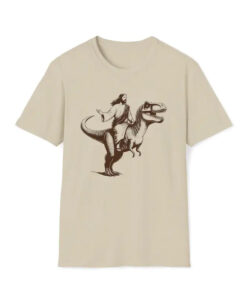 Jesus Riding Dinosaur T-Shirt