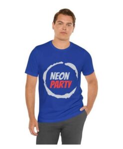 Neon Party Printing T Shirt thd