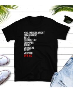 Andy Griffith Mayberry Character Names IYKYK T-Shirt thd