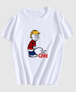 Donald Trump Piss On Cnn Fake T Shirt