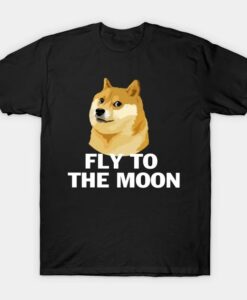 Doge Fly To The Moon T-Shirt